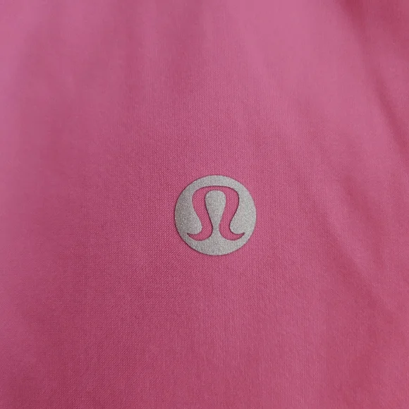 lululemon Pink Strappy Back Sports Bra w/ Side Zip Pocket Fits Size 6/Sm - Picture 6 of 8